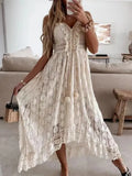 Alina Lace V-Neck Maxi Dress